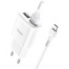 Hoco C88A Star round dual port + MicroUSB White - зображення 1