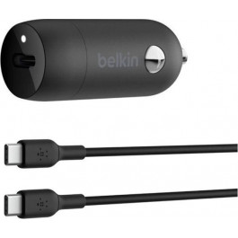   Belkin 30W PD USB-C – USB-C cable Black