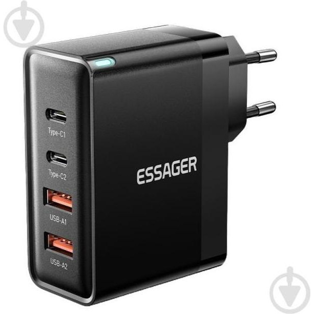 Essager Grace 100W Black (ECT2CA-QYB01-Z) - зображення 1