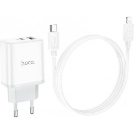   Hoco C105A Stage + Lightning to Type-C White