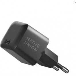   NATIVE UNION Fast GaN Charger PD 30W USB-C Port Black (FAST-PD30-2-BLK-EU)