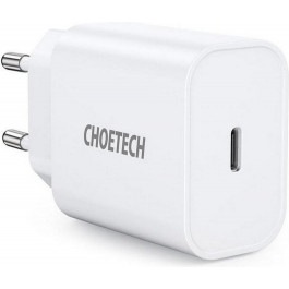   Choetech Q5004 20W USB-C PD Wall Charger White (Q5004-V5-WH)