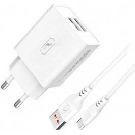   SkyDolphin SC30T 2.1A White + USB Type-C (MZP-000113)