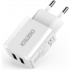 Choetech C0030 5V/2A Dual Port USB Wall Charger White (C0030) - зображення 2