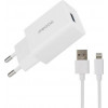 Proda PD-A43i USB, Lightning White (PD-A43i-WHT) - зображення 1