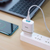 Hoco C12Q Smart QC3.0 + USB Type-C White - зображення 5