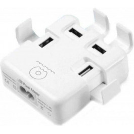   WUW Wall Charger 4xUSB 4A White (WUW-C23)