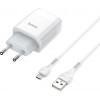 Hoco C73A Glorious 2USB 2.4A White + micro-USB - зображення 7