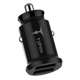   T-PHOX Charger Set 2.4A Dual + Type-C Black (T-S09 SET T B)