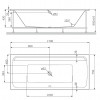 AM.PM Каркас для ванны, 170х75  Inspire 2.0 W52A-170-075W-R - зображення 4