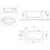 AM.PM Панель фронтальна для ванни, 150х70 см  Spirit W72A-150-070W-P2 - зображення 4