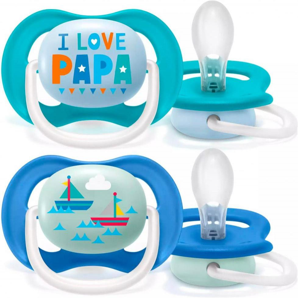 Philips Avent Пустышка I love, 6-18 мес, 2 шт. (SCF080/03) - зображення 1