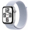 Apple Watch SE 2 GPS 44mm Silver Aluminium Case w. Blue Cloud Sport Loop (MXET3) - зображення 1