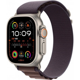   Apple Watch Ultra 2 GPS + Cellular 49mm Titanium Case with Indigo Alpine Loop - Large (MREW3)