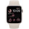 Apple Watch SE 2 GPS 40mm Starlight Aluminum Case w. Starlight S. Band - M/L (MNT63) - зображення 2