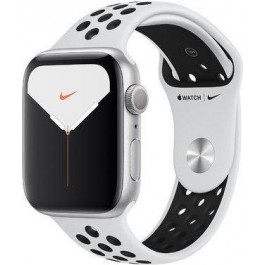   Apple Watch Nike Series 5 GPS 44mm Silver Aluminum w. Silver Aluminum (MX3V2)