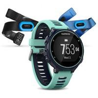   Garmin Forerunner 735XT Midnight Blue/Frost Blue Tri-Bundle (010-01614-04)