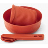 Sea to Summit Passage Dinnerware Set, 1P, 6 Piece, Spicy Orange (STS ACK037051-120816) - зображення 3