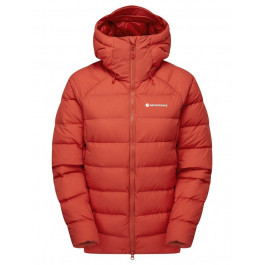   Montane Жіноча пухова куртка  Female Resolve XT Hoodie Saffron Red (FREXHSAFB16) M