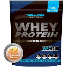   Willmax Whey Protein Light 65% 1000 g /25 servings/ Персиковий Йогурт (wx210)