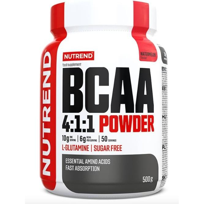 Nutrend BCAA 4:1:1 Powder 500 g /50 servings/ - зображення 1