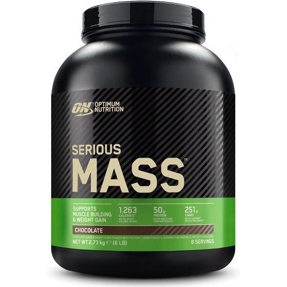 Optimum Nutrition Serious Mass 2727 g /8 servings/ Chocolate - зображення 1