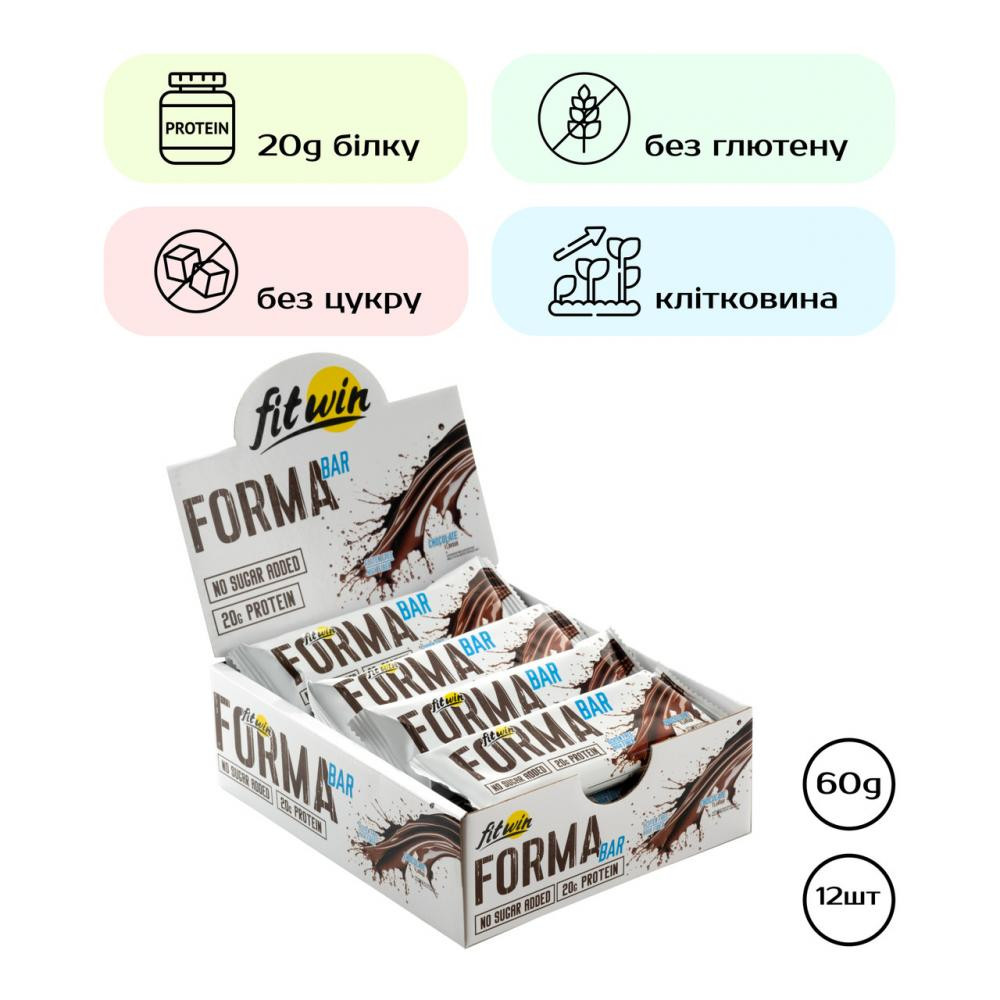 FitWin FormaBar 12x60 g / Chocolate - зображення 1