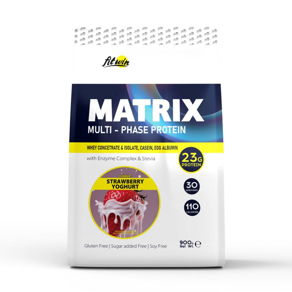 FitWin Matrix 900 g /30 servings/ Strawberry Yogurt - зображення 1