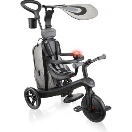   Globber Explorer Trike 4в1 Deluxe Play Black Grey (633-120)