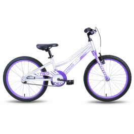   Apollo 20" Neo girls Brushed Alloy Lavender/White (SKD-72-05)