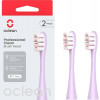 Oclean Brush Head Professional Clean 2-pack Purple (6970810554151) - зображення 1