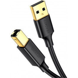   UGREEN US135 USB 2.0 AM to BM Print Cable 1m Black (20846)