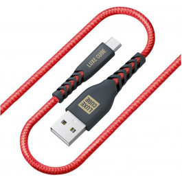   Luxe Cube Kevlar USB to Micro USB 1.2m Red (8886998686264)