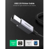 UGREEN US369 Printer Cable with Alu Case 2m Black (80803) - зображення 6