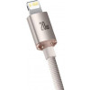 Baseus Crystal Shine Series Fast Charging Data Cable Type-C to Lightning 20W 2m Pink (CAJY001404) - зображення 3