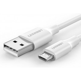   UGREEN US289 USB-A to Micro USB QC3.0 1m White (60141)