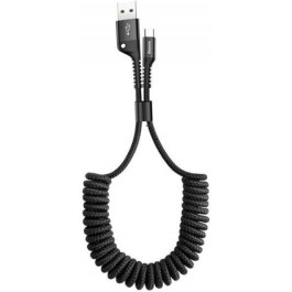   Baseus Fish Eye Spring USB to Type-C Black 1m (CATSR-01)