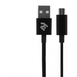   2E Molding Type microUSB 1m Black (2E-CCMAB-BL)