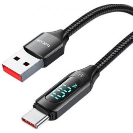   Toocki USB Type-A to USB Type-C 100W 2m Black (728953682066)