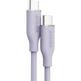   Anker PowerLine III USB-C to USB-C 100W Flow Silicone 1.8m Purple (A85536V1)