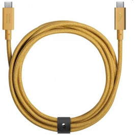   NATIVE UNION Belt Cable USB Type-C to USB Type-C Pro 240W 2.4m Kraft (BELT-PRO2-KFT-NP)