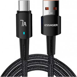   Essager Sunset USB Type-A to USB Type-C 2m Black (EXC7A-CGA01-P)