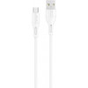 USAMS US-SJ502 U68 Micro Charging & Data Cable 1m White (SJ502USB02) - зображення 1