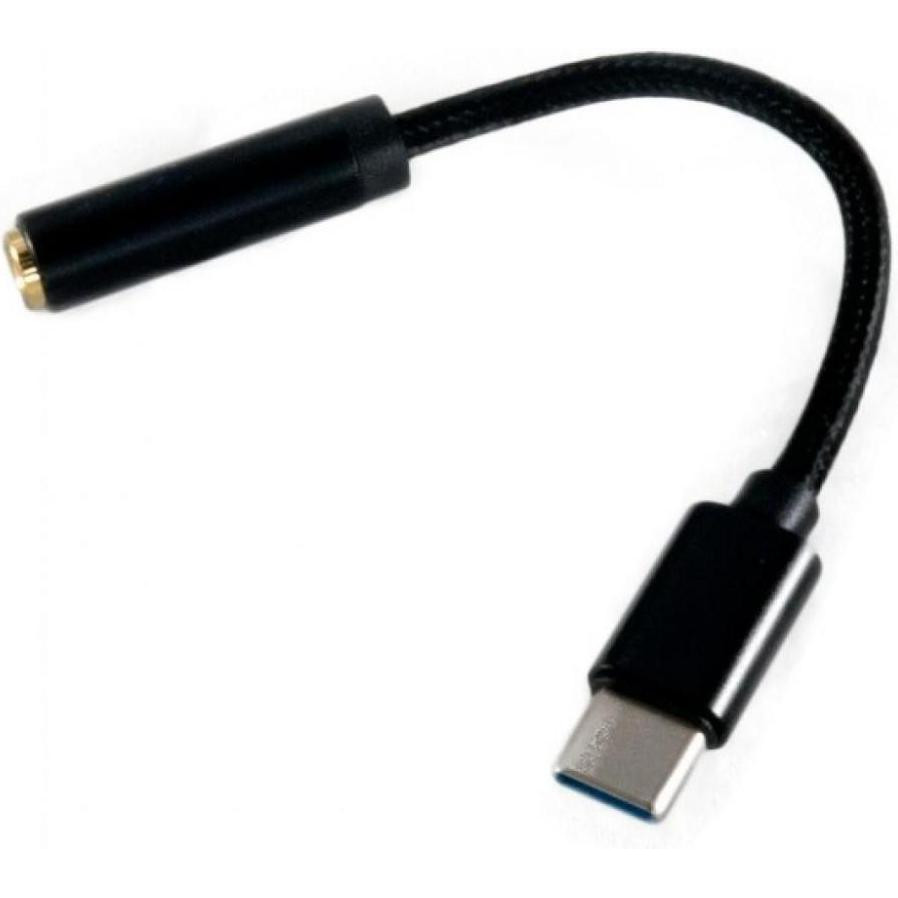 ExtraDigital USB Type-C to 3.5mm 0.12m Black (KBA1760) - зображення 1