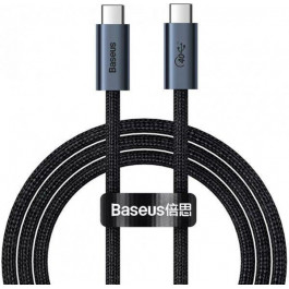   Baseus Flash Series USB4 Full Featured Data Cable USB-C to USB-C 100W 1m Tarnish (CASS010014)