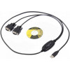 Viewcon USB 2.0 to 2хCOM 1.4m Black (VE591) - зображення 3