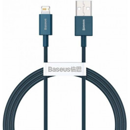   Baseus Superior Series Fast Charging Data Cable USB to Lightning 1m Blue (CALYS-A03)