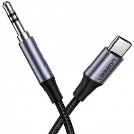   UGREEN AV143 USB-C to 3.5mm 1m Black (30633)