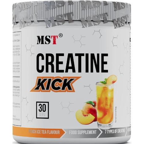 MST Nutrition Creatine Kick 300 g /30 servings/ Peach Ice Tea - зображення 1