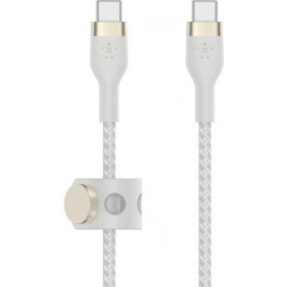   Belkin USB-C to USB-C Braided Silicone 1m White (CAB011BT1MWH)